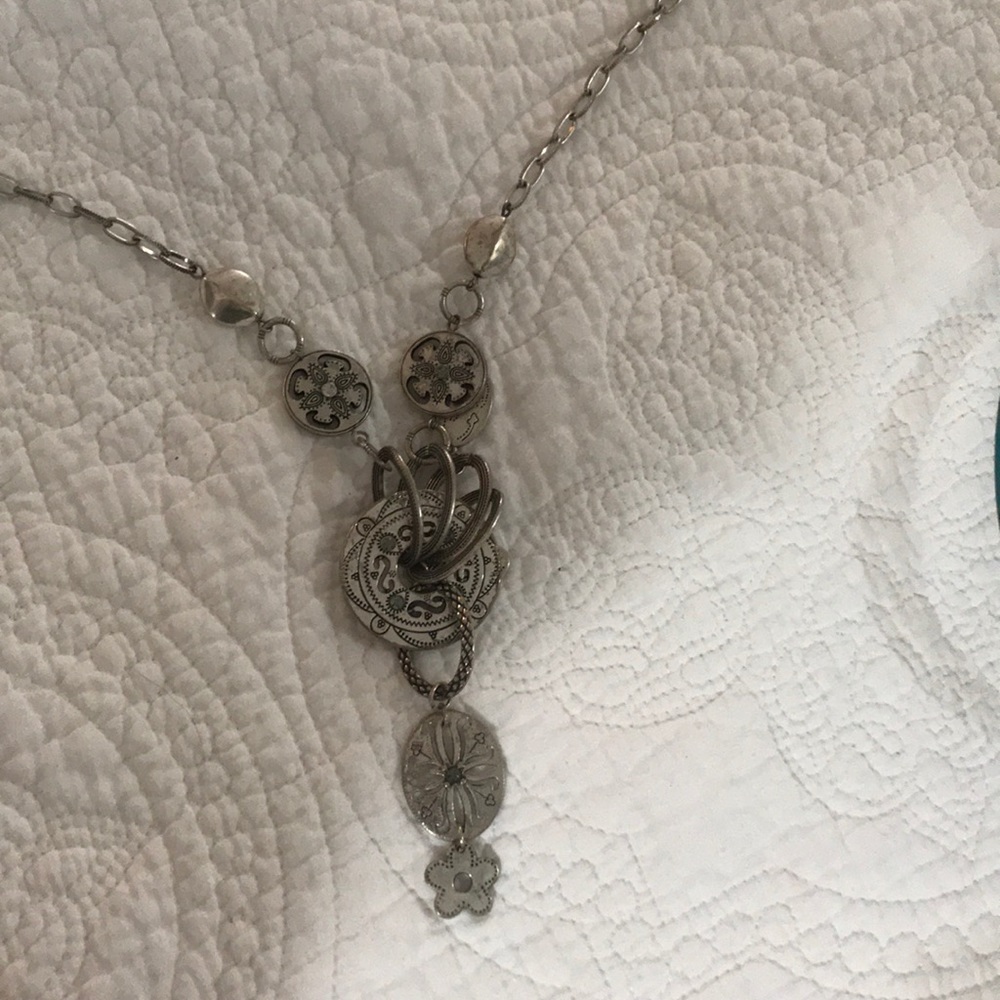 Necklace, distressed look